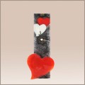 Heart Clock  12x58cm SIignes