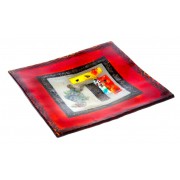 Platter  30x30 fedra red  